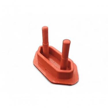 Imagem de Kit 100 Pçs Protetor De Tomada Tampa Antichoque Bebe Vermelho