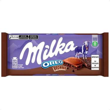 Imagem de Chocolate ao leite Milka Oreo Brownie Importado