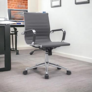 Imagem de Cadeira Ergonômica de Escritório com Encosto de Cabeça e Tela AirMesh