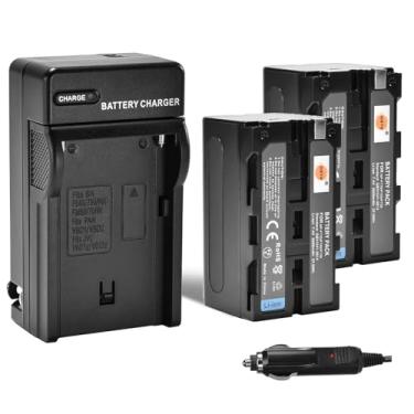 Imagem de DSTE Kit de bateria e carregador de viagem NP-F750 compatível com câmera Sony CCD-TRV215 CCD-TR917 TR315 HDR-FX1000 HDR-FX7 HVR-V1U HVR-Z7U HVR-Z5U NP-F730 NP-F770 NP-F790 F970 F5U 50 F5 70 F950