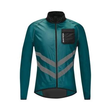 Imagem de Jaqueta De Ciclismo Masculina Ultraleve Corta-Vento Refletiva Resisten