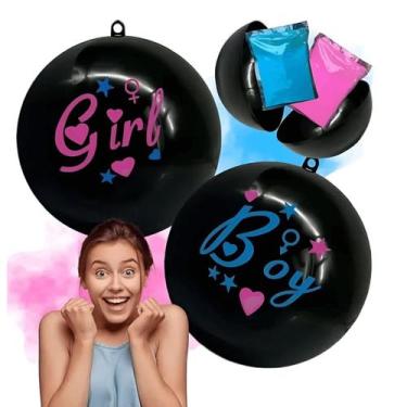 Imagem de Bola Chute Chá Revelação Menino Menina Bebe Festa Luxo - TATUDEBOA, Ro