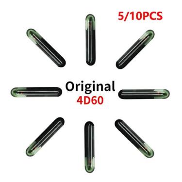 Imagem de Chip de vidro original 4D60 80bit T32 chips de chave remota de carro c