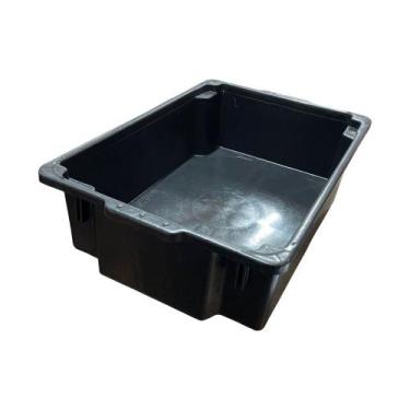 Imagem de Caixa Plástica Fechada Retangular 40 L Para Indústrias Comércios Horti
