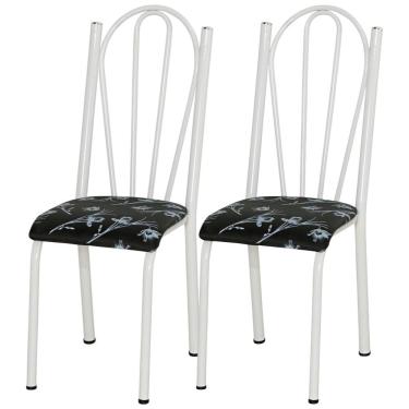 Imagem de Kit 02 Cadeiras Tubular America 021 Branco ARTEF