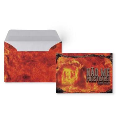 Imagem de Envelope Colado Não Me Prostrarei  100 Unidades - no-brand