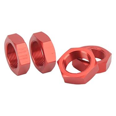 Imagem de Porca de Cubo Hexadecimal de Roda de 24 Mm, Alta Resistência à Liga de Alumínio, Peso Leve, Aparência Bonita, Instalação Fácil, para Arma 1/5 Pária Kraton 8s, Peças de Carro RC