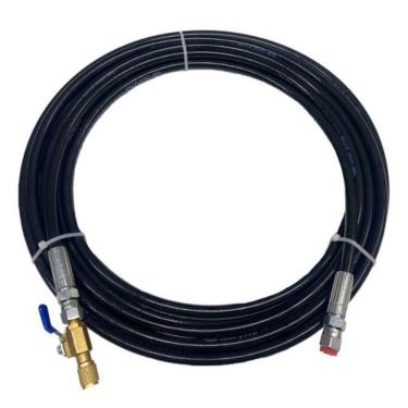 Imagem de Mangueira Para Nitrogenio 8 Metros 1/4" Sae Com Registro Bola 1/4"