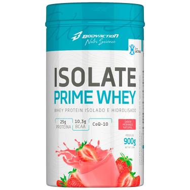 Imagem de Isolate Prime Whey Protein 900g Morango Body Action