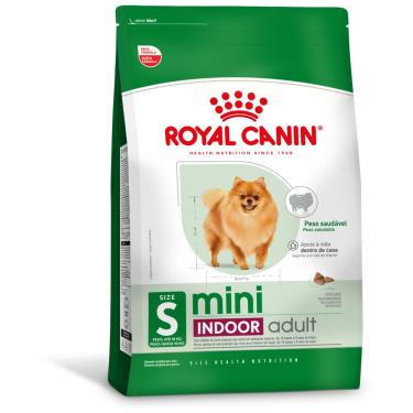 Imagem de Ração Mini Indoor Adult para Cães Adultos de Porte Pequeno 1Kg Royal Canin