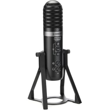 Imagem de Yamaha AG01 Microfone USB preto com mixer integrado de alto desempenho e conjunto de software Steinberg