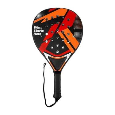 Imagem de menolana Raquete de Padel, Raquete de Tênis, Treinamento de Potência, Núcleo EPE para Iniciantes, Ideal para Parques, Homens e Mulheres, Uso Indoor, Escolas e, Preto E Vermelho