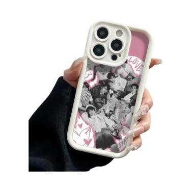 Imagem de 1 PC KPOP B-Bts Capa de telefone para iPhone 16 15 14 13 Pro Max 11 12