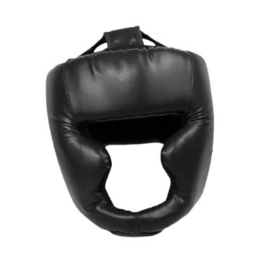 Imagem de Zxpjkyu Protetor de Cabeça Respirável E Macio para Boxe, Ideal para Taekwondo, Kickboxing E, Crianças Negras
