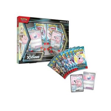Imagem de Cartas Pokémon Box Coleção De Torneios Lílian Clefairy Copag