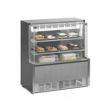 Imagem de Vitrine Refrigerada Dupla Função Gelopar 1,10 m Inox 220V GPEA-110R TI