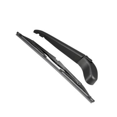 Imagem de Motoforti Braço da lâmina do limpador de para-brisa traseiro, para Volvo V50 2004-2012, borracha, plástico, preto