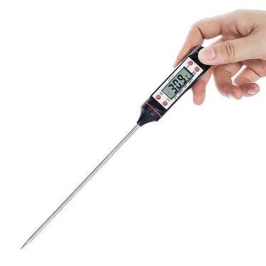 Imagem de Termômetro Culinário Cozinha Digital Mede -50ºc A +300ºc