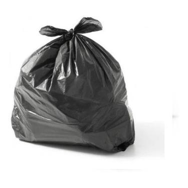 Imagem de Sacos Para Lixo Preto 40 Litros Reforçado (100 Un)