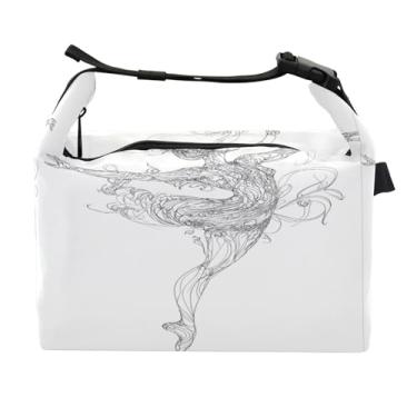 Imagem de STAYTOP Lancheira de balé dançante com fivela de alça, lancheira isolada para meninos e meninas, lancheira térmica para trabalho escolar