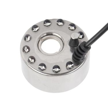 Imagem de KUIDAMOS Fabricante de Névoa de Fonte de água Com Luzes LED de 12 Cores Atingindo Saída de 350 ML/H para Decoração de Jardim (Plugue UE)