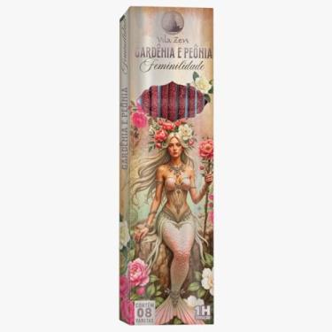 Imagem de Incenso Vila Zen Linha Encanto das Águas Gardênia e Peônia caixa com 8 varetas– Feminilidade