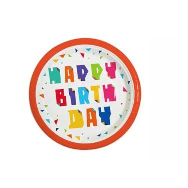 Imagem de CWPJUNDGP Festa de aniversário, copos de papel, pratos de papel, festivais descartáveis locais de festa temática, atmosfera de decoração, utensílios de mesa