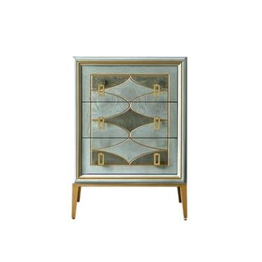 Imagem de Cômodas Cômoda, armário de gavetas madeira, decorativo com pernas, armazenamento autônomo para sala estar e quarto(Gray,60 * 39 * 85cm)