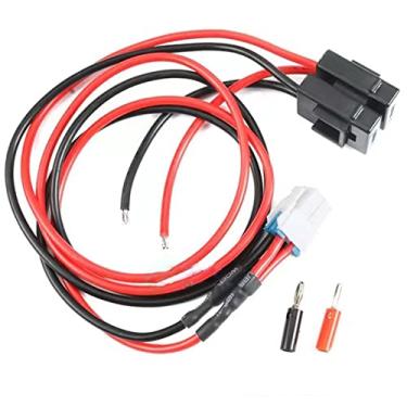 Imagem de Cabo de alimentação CC de 1 m 4 pinos 12AWG para Yaesu FT-450D FT-950 FT-891 FT-991 FTDX-1200 FTDX-3000