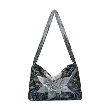 Imagem de GAIGEO Bolsa de ombro Monster Trucks, bolsas femininas, bolsa feminina para uso ao ar livre, Floco de neve de inverno - 3, One Size