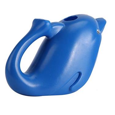 Imagem de Ymiko 1200ml Ao Ar Livre Infantil Plástico Dos Desenhos Animados Animal Regador, Praia e Jardim Jogar Sprinkler Brinquedo (golfinho azul)