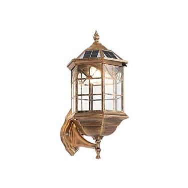 Imagem de CMOLVUR Arandelas de parede modernas LED para ambientes externos IP54 à prova d'água lâmpada de alumínio tradicional villa jardim luzes porta varanda exterior lanterna restaurante café interior a