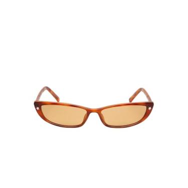 Imagem de Guess Óculos de sol femininos, loiro havana/marrom