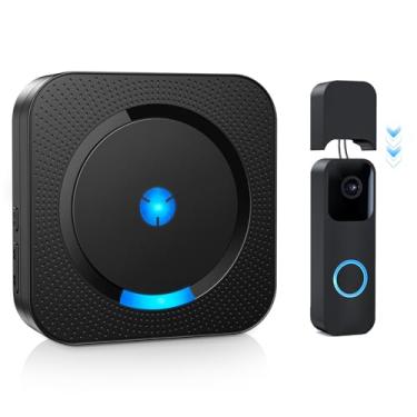 Imagem de Besimlive Extensor de campainha de vídeo sem fio - compatível com campainha Blink (geração 1) 1 extensor de campainha de vídeo 2 receptor