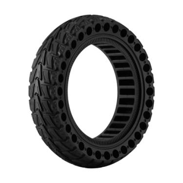 Imagem de MotiveTech Pneus de borracha de substituição, fáceis de instalar, peças sobressalentes para scooters resistentes, rodas para scooters elétricas, para G30D G30E, Preto