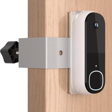Imagem de Suporte de campainha de vídeo anti-roubo compatível com campainha de vídeo sem fio Arlo, sensor de movimento de campainha sem bloqueio, acessórios de suporte de montagem ajustáveis para casas