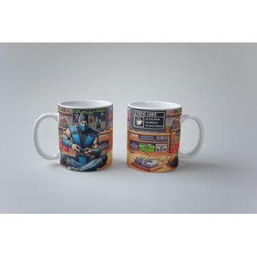 Imagem de Caneca Gamer Todos Os Personagens De Jogos Porcelana 325ml (MOD11)