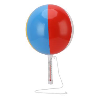 Imagem de Cryfokt Termômetro de Piscina Com Design Inovador de Balão, Fácil Leitura para Banheira de Hidromassagem, Aquário, Plástico PVC 22x40,5cm