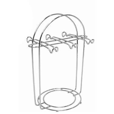 Imagem de Suporte Porta Xícaras De Café E Pires 6 Ganchos De Mesa 21.5x16.5cm para Organizar Xícaras, Chás e Acessórios de, Perfeito para Casa, Café ou Kitnet