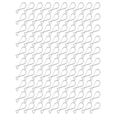 Imagem de Generic Clipes de Gancho de Teto de Aço Galvanizado de para Pendurar Itens Decorativos, 100 Peças, Ideal para Decoração de Sala de Aula de Escritório Em Casa