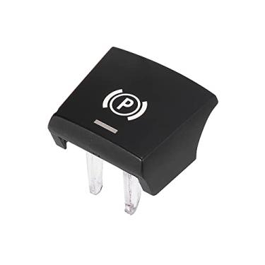 Imagem de X AUTOHAUX Tampa de botão de freio de estacionamento eletrônico de acabamento de carro P capa de botão de substituição para BMW 5 6 7 Series X2 X4 X5 X6 F01 F02 F07 F10 F12 F15 F16 F25 F26 com pés