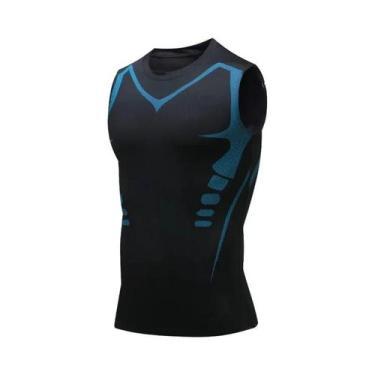 Imagem de Camiseta Sem Mangas De Compressão Para Homens, Rápido Secagem, Para Ac