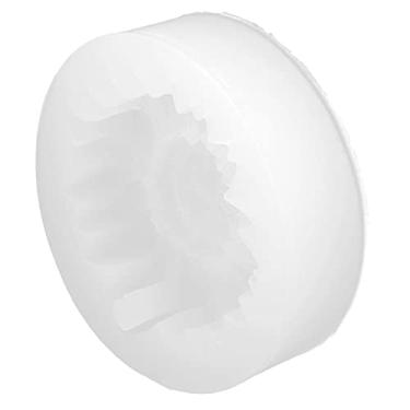 Imagem de Solinder Molde de Girassol, Molde de Doces Silicone para Assar, Conjunto Moldes Decoração Bolo, Mini Moldes Silicone Orgânico Saudável, Macio e Flexível, Fácil Limpar e (Branco com buracos)