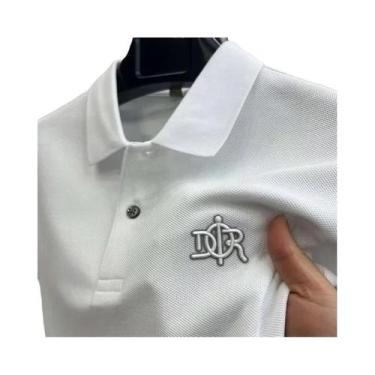 Imagem de Camisa Polo Masculina Premium De Algodão Com Manga Curta Marca De Moda