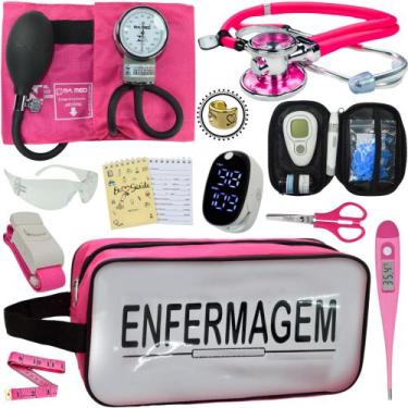Imagem de Kit Enfermagem Aparelho Pressão Esteto Frete Grátis Promocao - Love Sa
