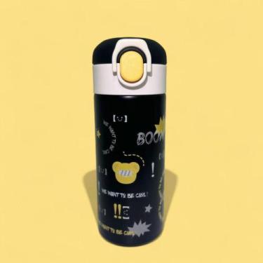 Imagem de Garrafa Térmica Infantil Inox 480ml Com Tampa Antivazamento TR-013 - s
