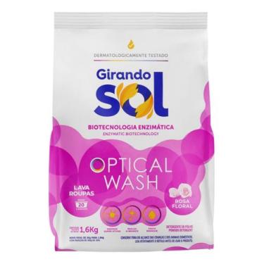 Imagem de Kit c/ 3 Lava-Roupas Po Rosa Floral Girando Sol Optical