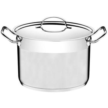 Imagem de Caldeirão Tramontina Inox 7,8L 24cm com Tampa 