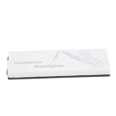Imagem de Estojo de palheta para saxofone, suporte único universal, caixa protetora portátil, acessórios para clarinete ABS para músicos e estudantes, durável, leve, ideal para viagens