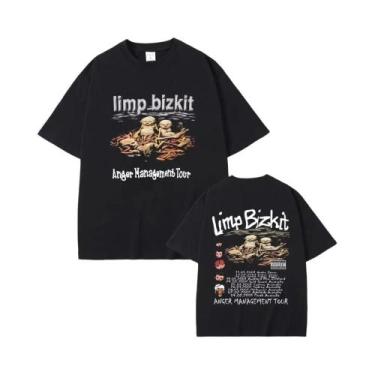 Imagem de Camiseta Unissex De Algodão Casual Estilo Streetwear Com Estampa Da Tu